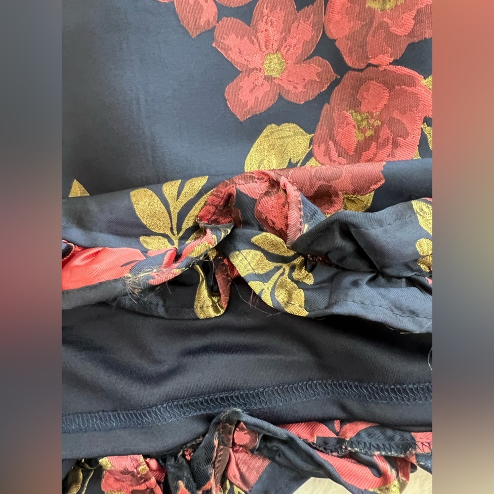 NWT: Lulu's Pop The Bottle Metallic Floral Jacquard Cocktail Mini Dress Size M - Picture 9 of 10